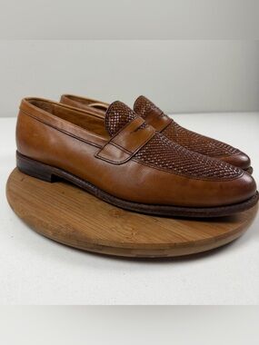 Allen Edmonds “Lake Bluff” Woven Penny Loafers
